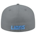 thumbnail image 4 of Men's New Era Gray Detroit Lions Omaha 59FIFTY Fitted Hat, 4 of 6
