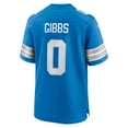 thumbnail image 3 of Men's Nike Jahmyr Gibbs Blue Detroit Lions Game Player Jersey, 3 of 3