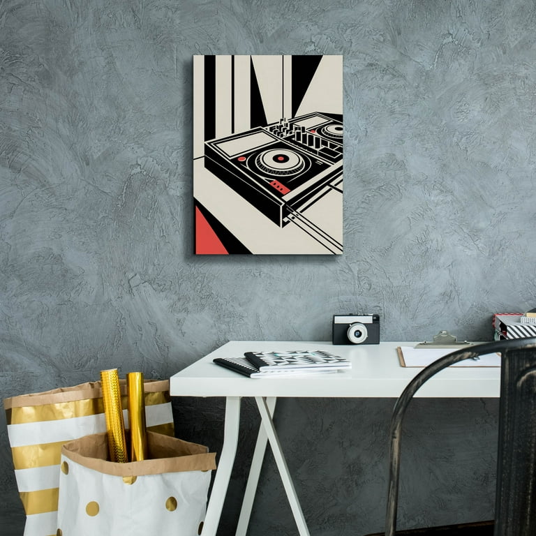 Epic Graffiti 'Bauhaus Dj Mixer' by Andreas Magnusson Canvas Wall