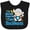 AB-Black, variant on Inktastic Ye Mortals Putteth Mine Cape on Backwards® Boys or Girls Baby Bib