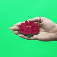 thumbnail image 2 of Lotus Flower Embroidered Iron On Patch, 2 of 2