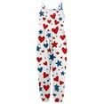 thumbnail image 4 of YunPes Girls Jumpsuit Summer Independence Day Clothing Strapless Personalized Printing Retro Comfortable Casual Jumpsuit First Birthday Romper, 4 of 7