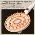 thumbnail image 4 of Instant 8" Electric Crepe Maker, Nonstick Portable Crepe Pan with Automatic Temperature Control, Quick Heat Pancake Griddle for Crepes, Tortillas, Breakfast Cooking, 4 of 6
