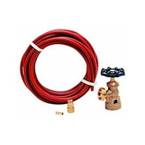 Light House Beauty 0.25 Evaporative Cooler Hookup Kit 25Tubing with Brass Sillcock and Valve