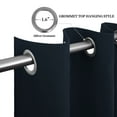 thumbnail image 2 of Easy-Going Luxury 2 Piece Solid Blackout, Room Darkening, Energy Efficient Curtains, 2 of 7