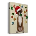 thumbnail image 3 of Christmas Boxer and Bauble Ball- Gallery Wrapped Canvas, 3 of 9