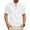 White, variant on Timoontee Men's Short Sleeve T-Shirt Stand Collar Solid Color Casual Lightweight All Season Easy Care Everyday Wear Black XXL
