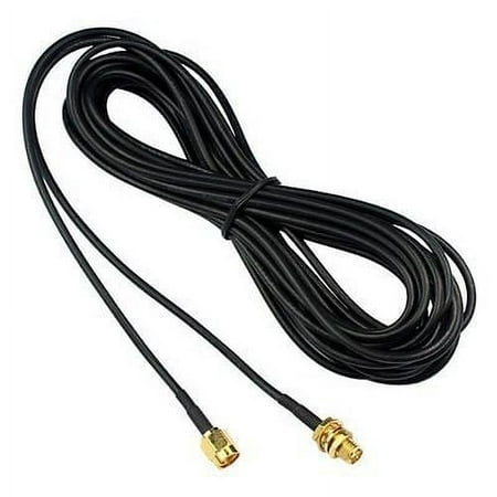 New 5M 15Ft WiFi WAN / LAN Router Wi-Fi Antenna Durable Extension Cable RP-SMA