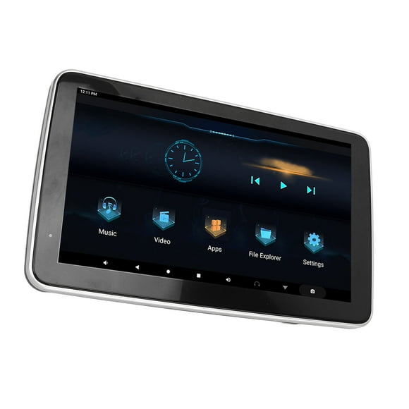 Headrest Multimedia Player, 1024 X 600 High Sensitivity Car Headrest for Vehicles
