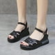 thumbnail image 4 of Zapatos de verano para mujer, sandalias informales para mujer, sandalias planas con tacón de cuña y hebilla Wmkox8yii  nm10353, 4 of 6
