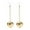 Gold, variant on yinguo sliver gold disco ball earrings for women vintage earrings women's accessories