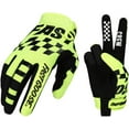 thumbnail image 2 of Square Grid MTB Cool Motorcycle Bicycle Full Finger Off-Road Racing Gloves Outdoor Sports for Men Women & Mountaineering, 2 of 5