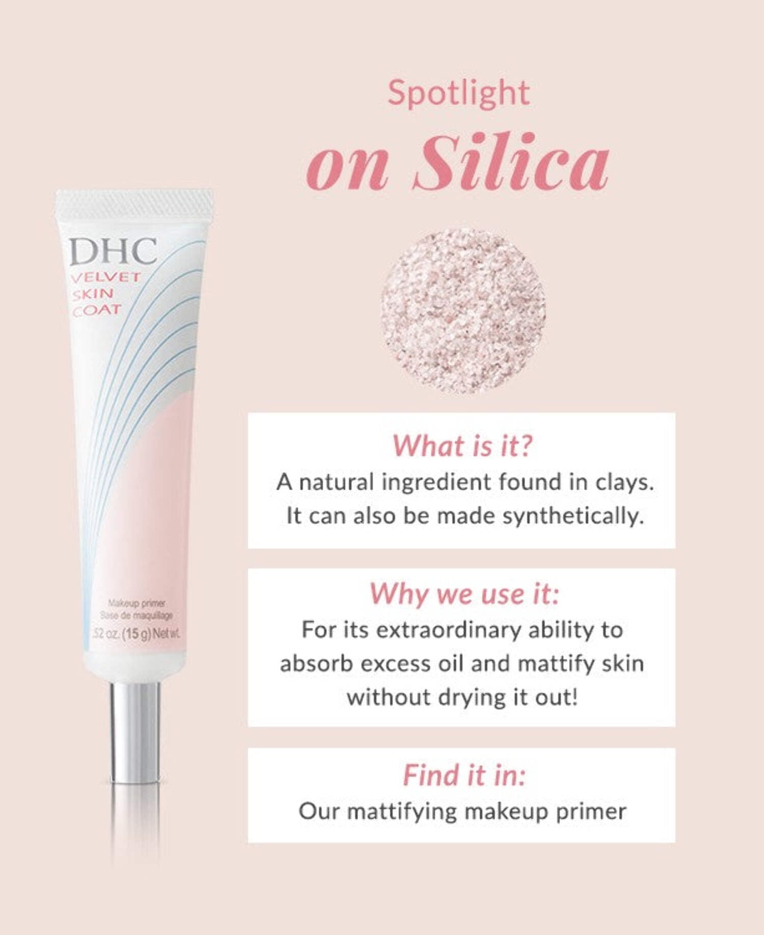 DHC Velvet Skin Coat Makeup Primer 0.52 Ounces