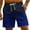 Dark Blue, variant on Mens Swim Trunks Quick Dry Plus Size Swim Shorts with Drawstring Pocket Multicolor Print Mens Beach Shorts Swimwear on Clearance