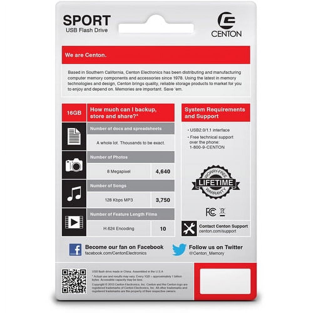 Centon 16GB DataStick Sport
