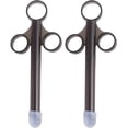 thumbnail image 1 of GlamEssence Applicateur de Lubrifiant Réutilisable Embout Rond Lisse Durable Facile à Nettoyer Injection 2 Pcs, 1 of 5