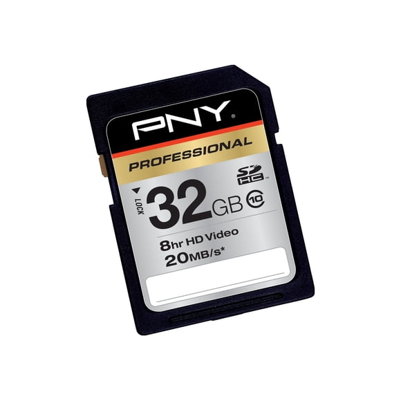 PNY Professional Series Hi-Speed - Flash memory card - 32 GB - Class 10 - 133x - SDHC
