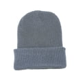 thumbnail image 1 of TopHeadwear GI Long Ribbed Slouch Watch Waffle Beanie - Grey, 1 of 2
