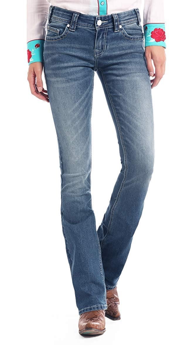 rock and roll cowgirl rival low rise jeans