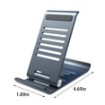 thumbnail image 3 of Bdday Multiple Adjustable Tap Position Portable Metal Aluminum Alloy Tabletop Folding Mobile Phone Flat Shelf With Not Slippery Universal Mobile Phone Flat, 3 of 7