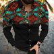 thumbnail image 1 of Camisas hawaianas de manga larga con estampado 3D de patrón vintage, camisas de playa para hombre, camisas sociales casuales de moda, blusas con solapa, botonadura sencilla, 1 of 6