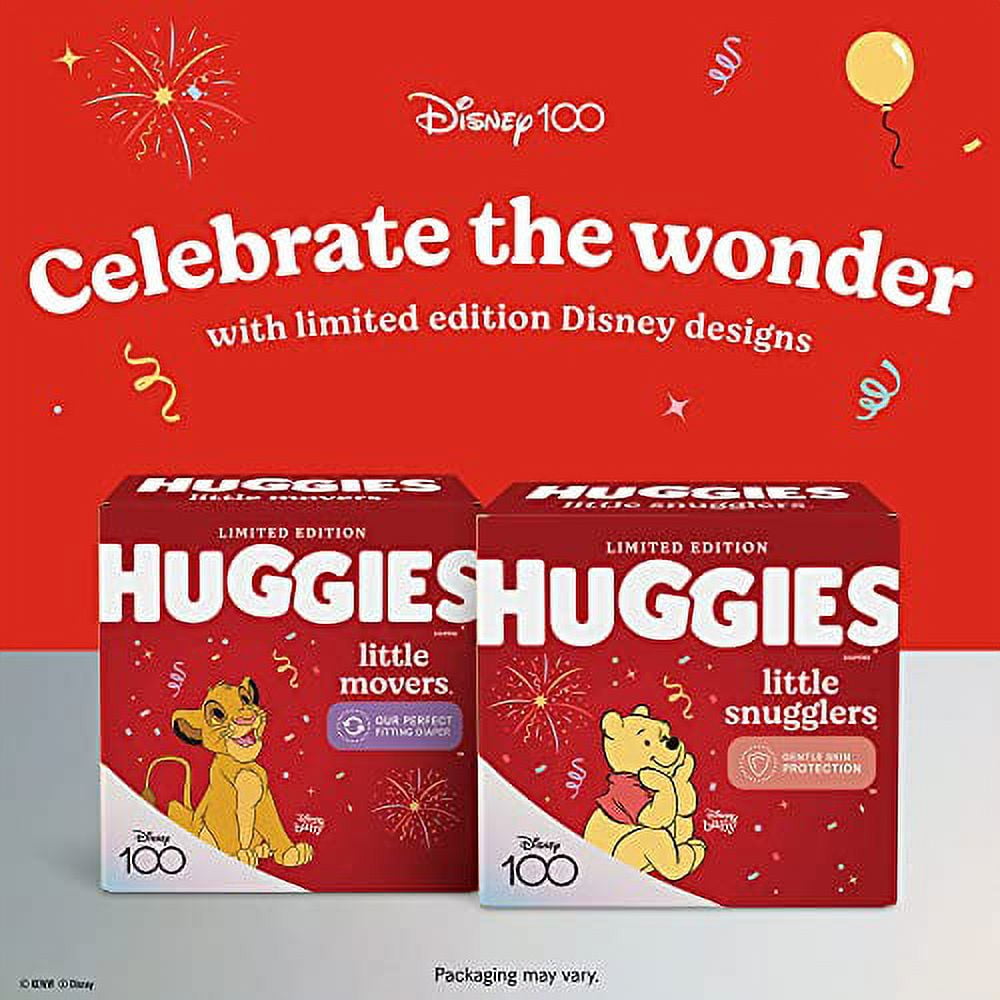 Huggies Size 1 Diapers, Little Snugglers Newborn Diapers, Size 1 (8-14 lbs), 32 Count
