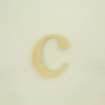 thumbnail image 1 of Package of 1, 16 Inch X 1/2" Thickness Baltic Birch Wood Letter c in The Times New Roman Font, Thick, Lower Case for Art & Craft Project, Made in USA, 1 of 4