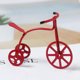 thumbnail image 2 of BRIGHTFUFU Miniatura de triciclo a escala 1/12, adorno para casa, modelo de coche de juguete, minimueble para amigos (rojo), 2 of 7