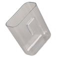 thumbnail image 3 of Desk Storage Holder, Wall Mounted Back Adhesive Plastic Transparent Storage Bin Desk Organizer Sturdy  for Study S,L, 3 of 8