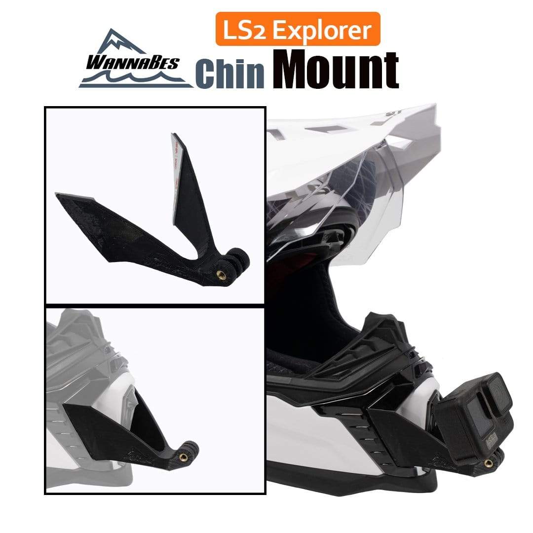 Chin Mount for LS2 EXPLORER Helmets