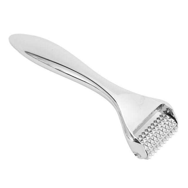Rodillo de acupuntura de elevación facial, rodillo de masaje facial Rodillo de estiramiento facial de zinc Rodillo de masaje plateado Valor excepcional