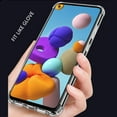 thumbnail image 2 of ZUKKASHAN Case For Samsung Galaxy A21s, Crystal Clear Hybrid Material Covers Air Cushion Gel Bumper Technology Full Protection Phone cases for Samsung Galaxy A21s case, 2 of 5
