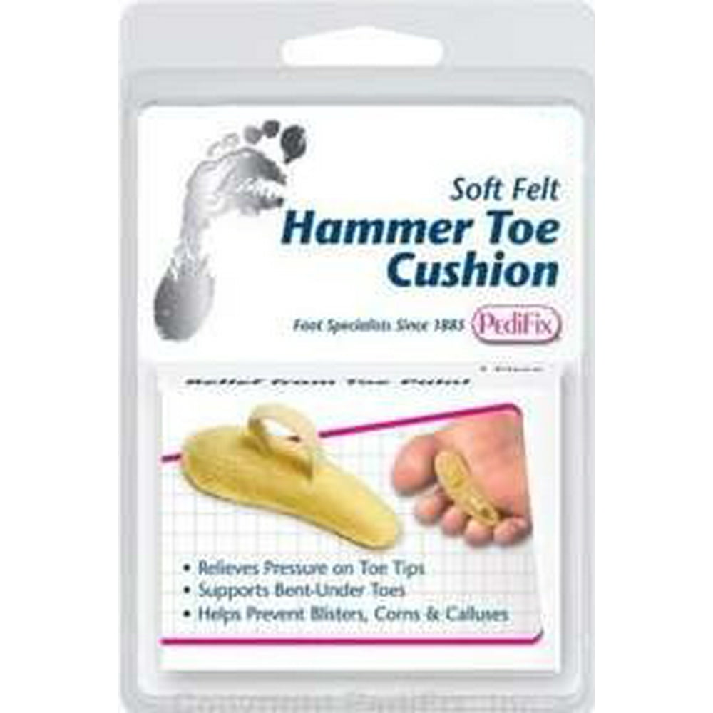 PediFix Soft Felt Hammer Toe Cushion Crest XLARGE RIGHT 1 Walmart