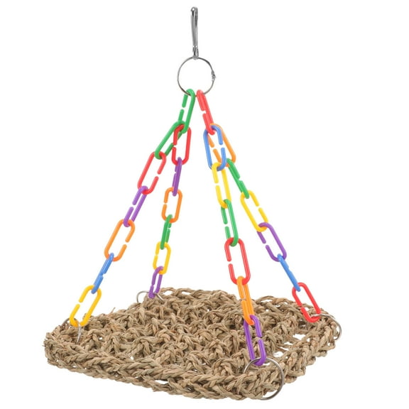 LABELEPH 1Pcs Bird Hammock Parrots Large Bird Hanging Hammock for Parrot Owners 10.2x7.1x7.1in