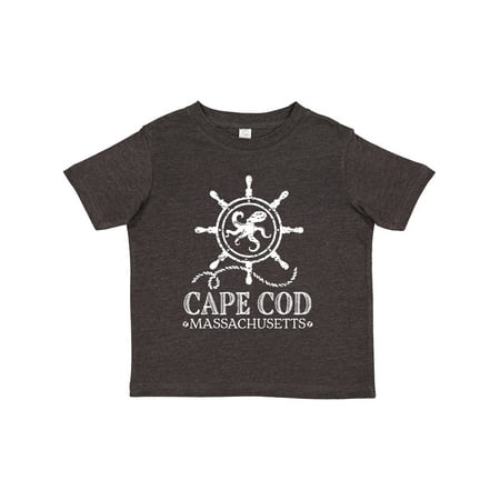 

Inktastic Cape Cod Massachusetts Nautical Gift Toddler Boy or Toddler Girl T-Shirt
