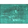 thumbnail image 1 of Ahgly Company Indoor Rectangle Persian Turquoise Blue Traditional Area Rugs, 8' x 12', 1 of 4