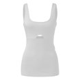 thumbnail image 4 of Sngxgn Womens Tank Tops Summer Tank Shirt V-Neck Sleeveless Blouse Camisole(White,L), 4 of 6