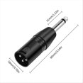 thumbnail image 5 of 6.35mm Mono Male to XLR 3 Pin Male Audio Plug Converter Adapter, 5 of 5