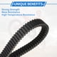 thumbnail image 4 of Correa de Transmisión Compatible para el Motor Segway Snarler ATV6 S & L Resistente al Desgaste Correa en V Negra para Powersports, 4 of 7