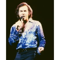 Neil Diamond Blue Shiny Outfit Performing 24X36 Classic Hollywood Poster