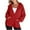 Red, variant on Womens Sweater Zipper M Long Fashion Top Women's Sweatshirts Pullover Hoodie Womens Zippe Sweatshirt Women's Casual Hoodies And Sweatshirts Long Sleeve Split Hem Pullover For Daily Wear Red XL