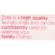 Zote Pink Laundry Bar Soap, Hand & Machine Wash, All Ages, Gentle & Long-Lasting, Laundry Detergent, Bar Cleanser with Sodium Tallowate, 14.1 oz
