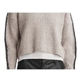 thumbnail image 3 of Rag & Bone Womens Ingrid Heathered Ribbed Pullover Sweater, 3 of 6