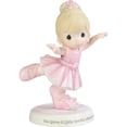 thumbnail image 3 of Precious Moments 192006 You Leave A Little Sparkle Wherever You Go Ballerina Girl Bisque Porcelain Figurine, Multi, 3 of 4