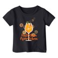 thumbnail image 4 of XDZJLR Tee-Shirt pour Filles Imprimé Coloré Carnaval Col Rond Manches Courtes 1-2 Ans, 4 of 4