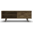 thumbnail image 3 of Pemberly Row Mid-Century Solid Wood TV Stand for TVs up to 60" in Rustic Brown, 3 of 10