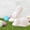 B, variant on Easter Rabbits Foam Statues, DIY Paint Foam Statues, Paintable Bunny Figurines with Brush Palette Painting for Adults