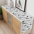 thumbnail image 4 of Black Branches Birds Table Runner - 72 Inch Long, Kitchen Dining Table Runner Dresser Scarves, Modern Abstract Forest Silhouettes Farmhouse Decor for Coffee Tables Wedding Party Banquet, 4 of 8