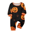 thumbnail image 3 of 2026 Matching Family Halloween Pajamas Set, Fall Sleepwear, Ghost & Pumpkin Printed Holiday Sleepwear, Soft Loungewear PJs Outfit, 3 of 3