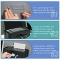 thumbnail image 3 of PBPBOX Charging Cable Storage Device Cable Organizer Black 1Pcs for Office Use Wire Management, 3 of 8
